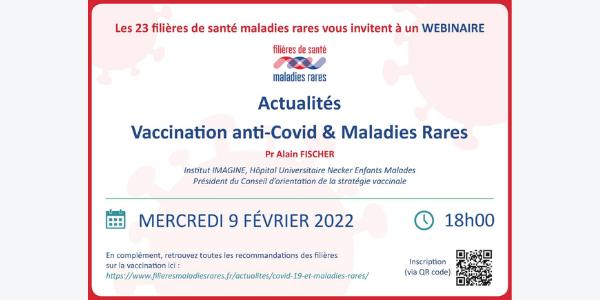 Webinaire sur la vaccination anti-Covid et les Maladies Rares